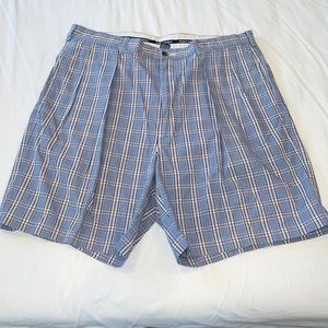 Mens Polo Golf Plaid Shorts